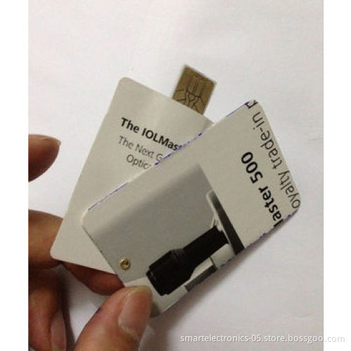 Paper Card USB Flash Drives, 64MB-128GB, High Speed, Webkeys, Custom Printing Available